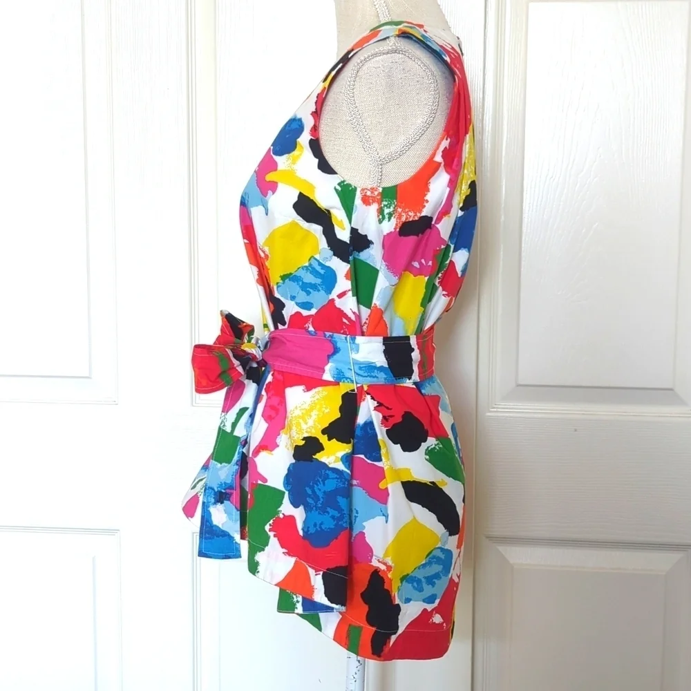Kate Spade Saturday Trapeze Colorful Top